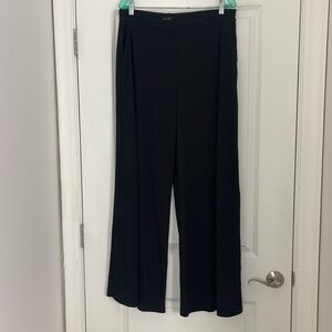 AS by DF Ribbed Pull On Wide Leg Flare Pants Large Black